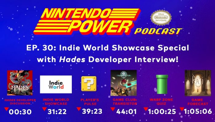 Nintendo Power Podcast Ep. 30 – Indie World Showcase Special w/ Hades Developer Interview!