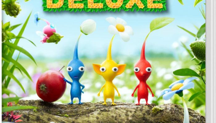 Here’s the official box art for Pikmin 3 Deluxe