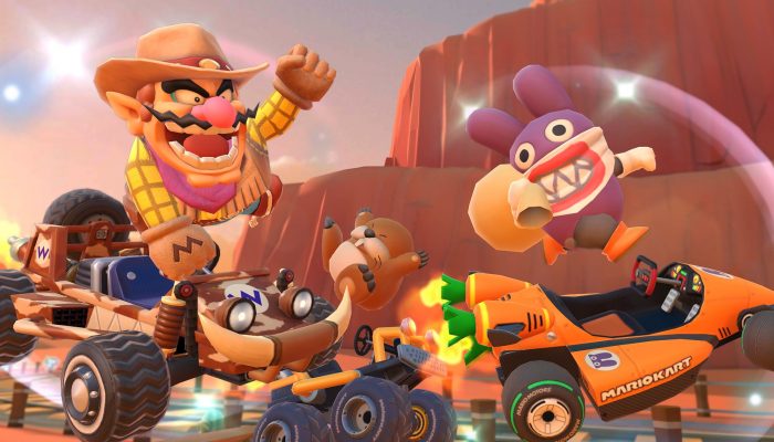Wario and friends thank you for the Wild West Tour in Mario Kart Tour