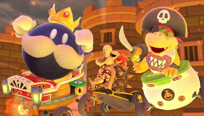 King Bob-Omb and friends thank you for the Pirate Tour in Mario Kart Tour