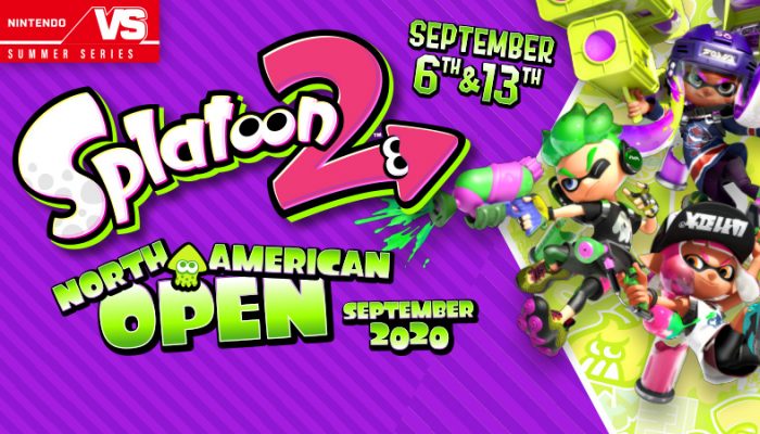 NoA: ‘Register now for the Splatoon 2 North American Open September 2020 tournament!’
