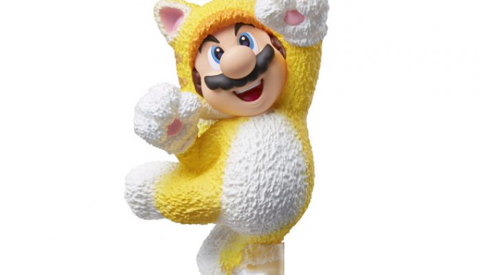 Cat Mario and Cat Peach amiibos launching alongside Super Mario 3D World + Bowser’s Fury