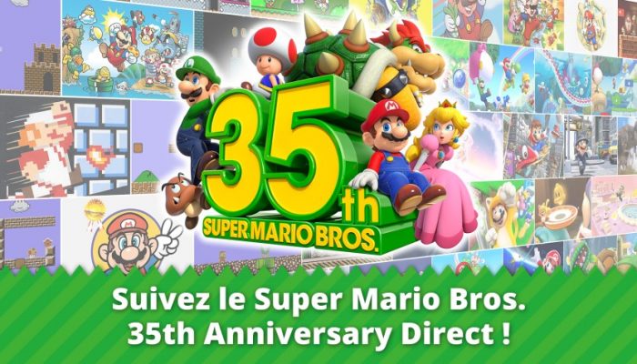 Nintendo France : ‘Ne manquez pas la vidéo « Super Mario Bros. 35th Anniversary Direct » !’