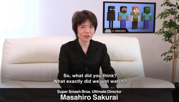 Super Smash Bros. Ultimate – Mr. Sakurai Reveals “Steve & Alex”