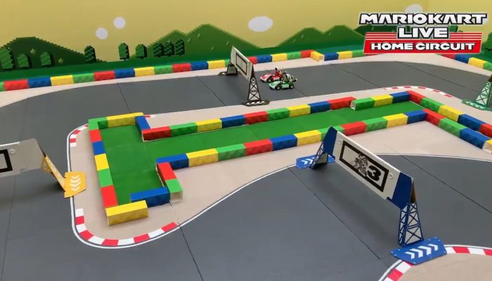 Here’s what Mario Circuit 1 looks like irl with Mario Kart Live Home Circuit