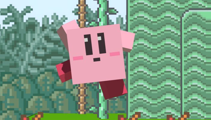 Kirby with a Minecraft transformation in Super Smash Bros. Ultimate