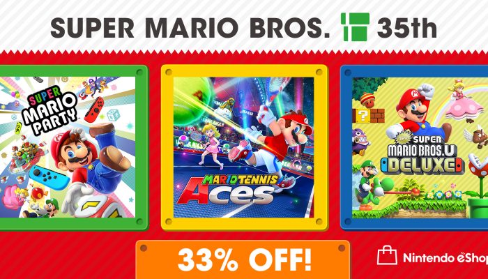 Super Mario Party, Mario Tennis Aces and New Super Mario Bros. U Deluxe on sale until November 1