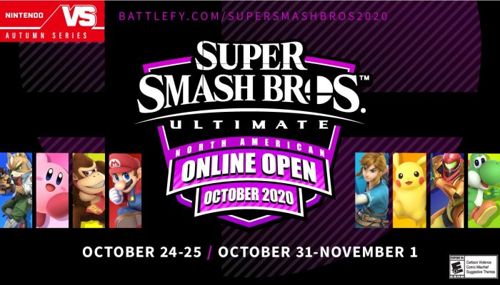 Introducing the Super Smash Bros. Ultimate North American Online Open October 2020