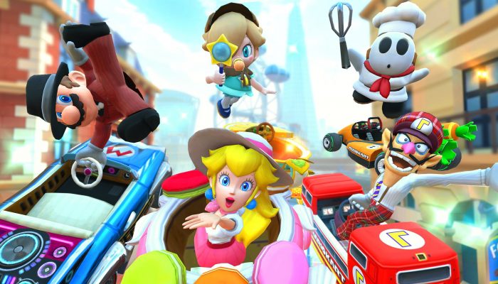 Mario, Peach and friends thank you for the 1st Anniversary Tour in Mario Kart Tour