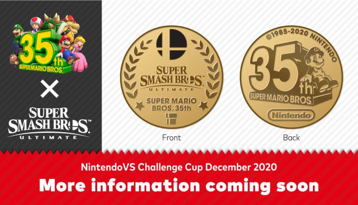 Here are the coin prizes for the upcoming Super Mario 35th Smash Ultimate and Splatoon 2 competitions
