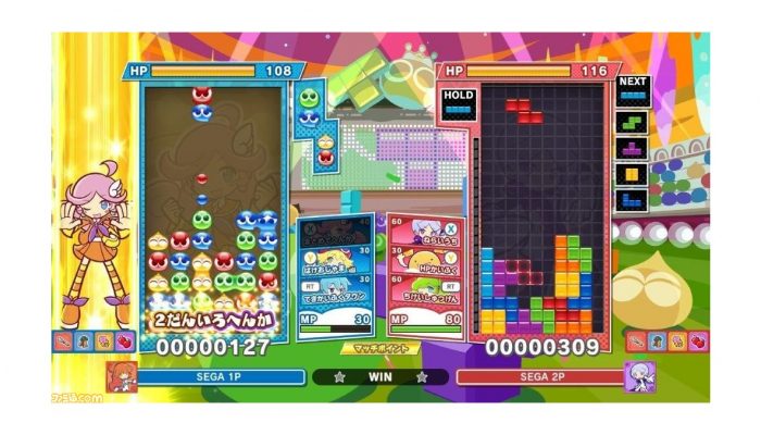 Puyo Puyo Tetris 2 – Japanese Sig, Raffina, Klug and Other Character Screenshots