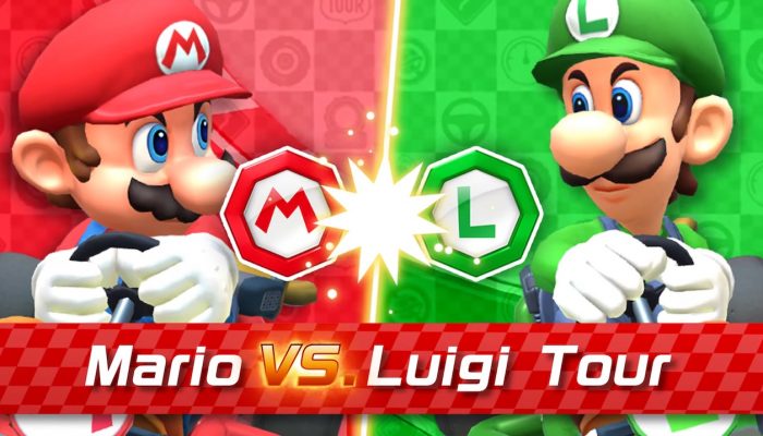 Mario Kart Tour – Team Mario Jumps Into the Mario vs. Luigi Tour