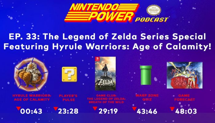Nintendo Power Podcast Ep. 33 – The Legend of Zelda Series Special Feat. Hyrule Warriors: Age of Calamity!