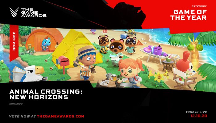 Animal Crossing New Horizons nominated for Game of the Year at The Game Awards 2020