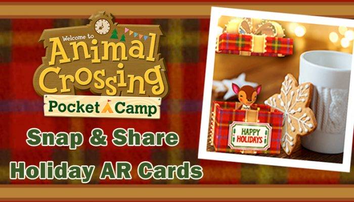 NoA: ‘Snap & share holiday AR greeting cards with Animal Crossing: Pocket Camp’