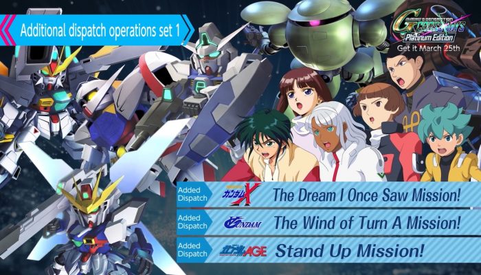 SD Gundam G Generation – Cross Rays Platinum Edition & Genesis Game Trailers