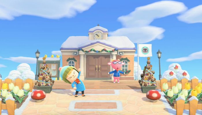The official Nintendo island in Animal Crossing New Horizons is now updated for winter