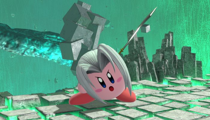 Kirby as Sephiroth in Super Smash Bros. Ultimate