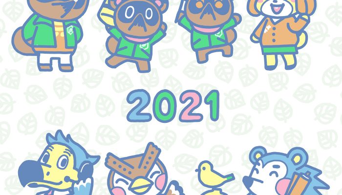 Happy New Year 2021 from Animal Crossing