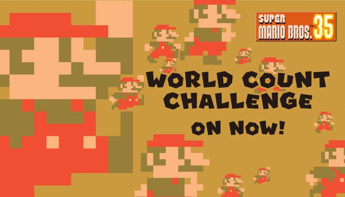 The Super Mario Bros. 35 World Count Challenge has begun