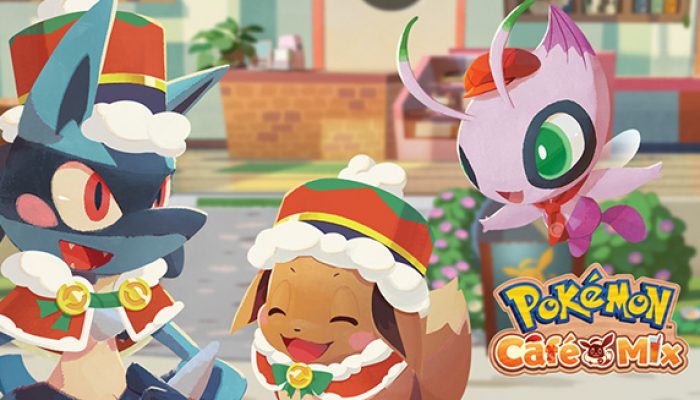 Pokémon: ‘Holiday Lucario and Eevee, Shiny Celebi, Chansey, and More in Pokémon Café Mix’